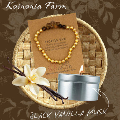 Black Vanilla Musk Candle Gift Box
