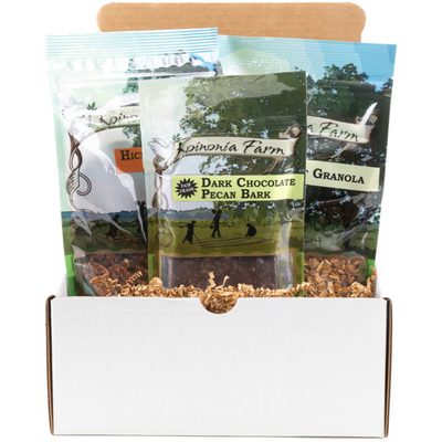 An open Gift Box showing 3 items