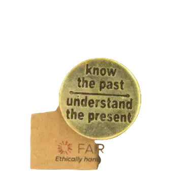 History Matters Brass Pin