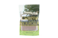Fair Trade Milk Chocolate Pecan Bark bag FRONT