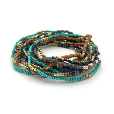 Southwest Flair Elastic Bracelet Set