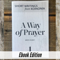 A Way of Prayer ebook Front Cover