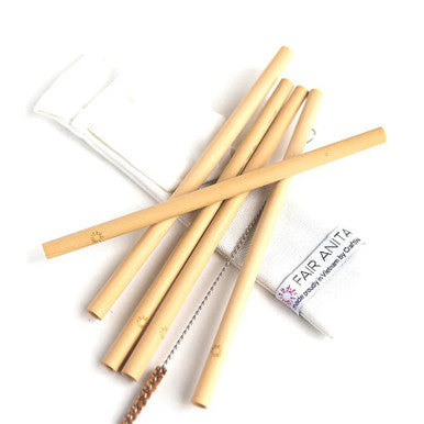 Bamboo Straw Set