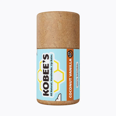 Kobee's Lip Balm, Coconut Vanilla flavor tube