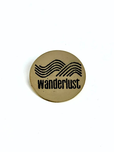 Fair Anita Brass Pin- Wanderlust